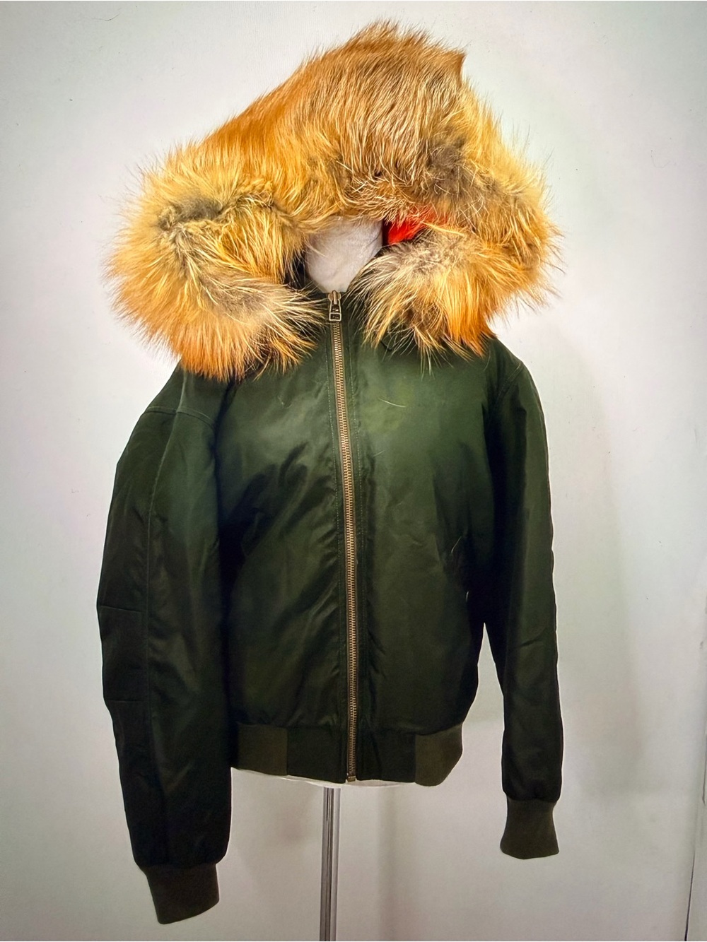 Mr & Mrs Italy Olive Green Bomber Jacket